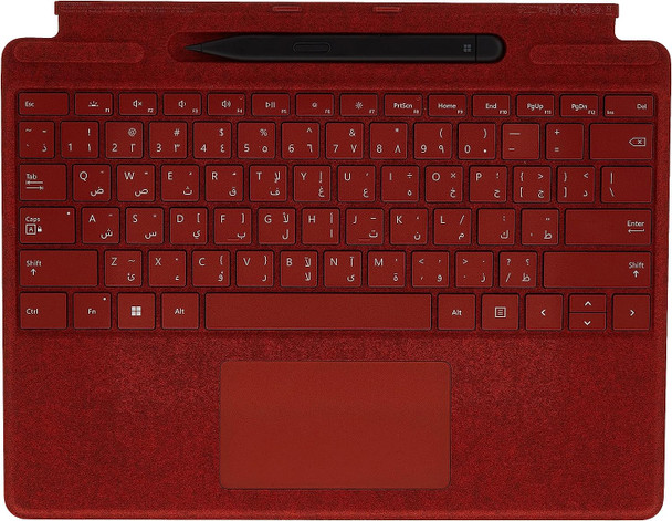 Microsoft Surface Pro Signature Keyboard With Slim Pen 2 Poppy Red | 8X6-00034