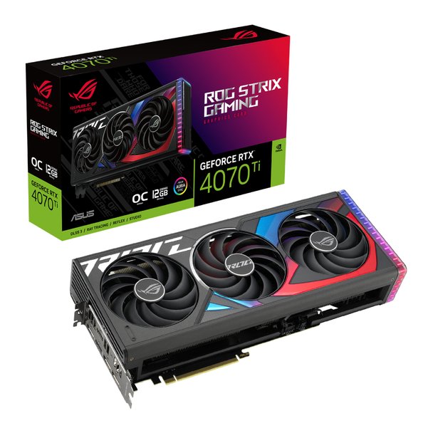 Asus ROG Strix GeForce RTX 4070Ti 12GB GDDR6X OC Edition | 90YV0II0-M0NA00