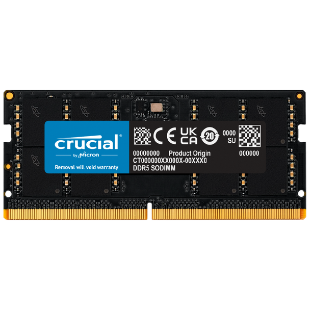 Crucial 32GB 4800 DDR5 Notebook RAM | CT32G48C40S5