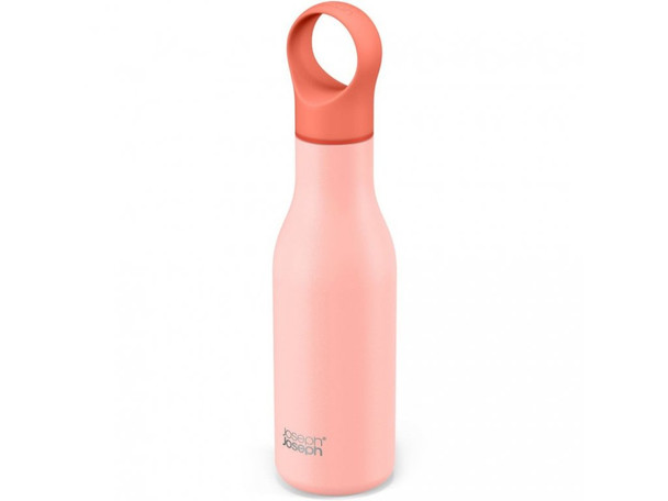 Joseph Joseph Loop Vacuum Insulated Water Bottle, Pink | 81119