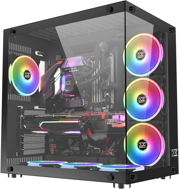 Xigmatek Aquarius Plus Arctic Tower Case,Black | EN46423