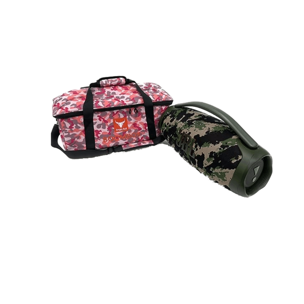 Angry Bull Travel Case For JBL BoomBox 3 - Camo Pink