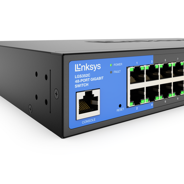 Linksys 48-Port Managed Gigabit Ethernet Switch | LGS352C-EU