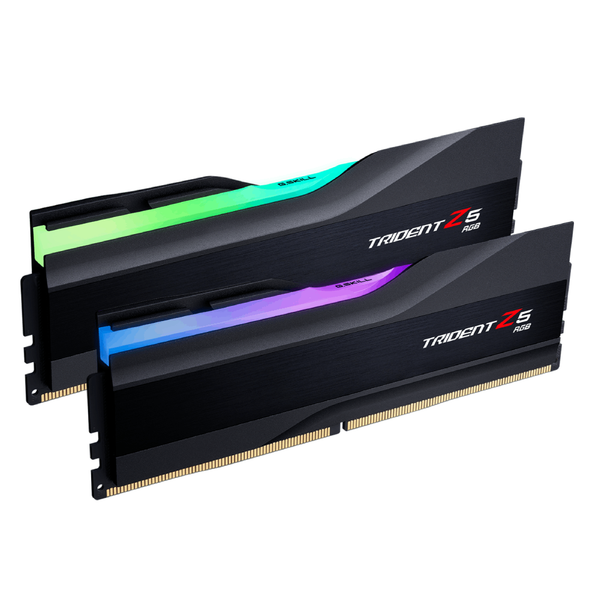 G.Skill Trident Z5 RGB 32GB (2 x 16GB) DDR5-6400 PC5-51200 CL32 Dual Channel Desktop Memory Kit - Black | F5-6400J3239G16GX2-TZ5RK