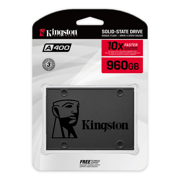 Kingston A400 960GB 2.5" SATA III Internal SSD | SA400S37/960G
