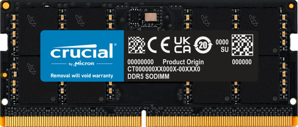 Crucial 16GB DDR5 5600 MHz Laptop Memory | CL46