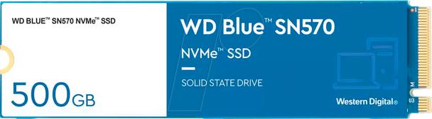 WD Blue SN570 500GB NVMe Desktop Internal SSD | WDS500G3B0C