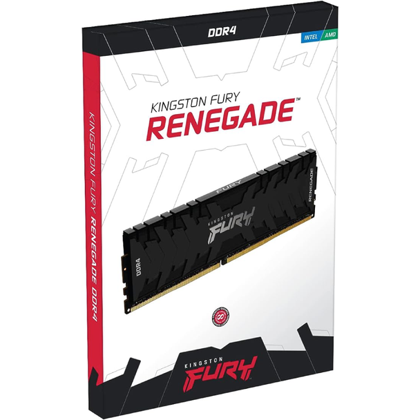 Kingston FURY RENEGADE 32GB 3600 KIT (16 *2) Black RAM | KF436C16RB1K2/32
