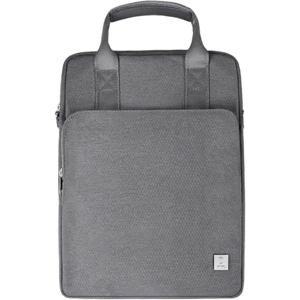 WiWU Alpha Vertical Double Layer Bag For 13.3" Laptop/Ultrabook - Grey | AVDLB13.3LG