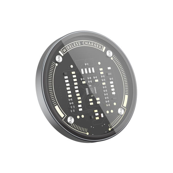 WiWU Ultra-Thin Magnetic Wireless Charger - Transparent | M14T