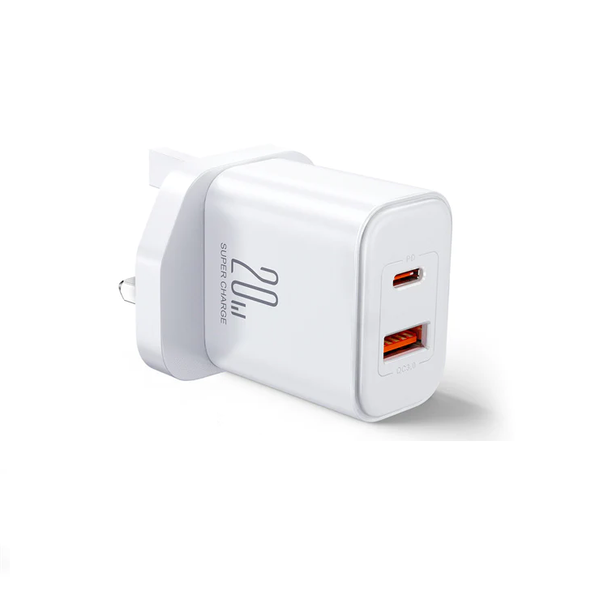 Joyroom JR-TCF05 20W PD+QC Charger, White | JR-TCF05