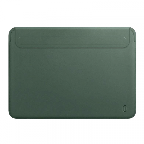 WiWU Skin Pro II Pu Leather Sleeve For Macbook 13.3" - Midnight Green | SPIIPLSM13.3MGR