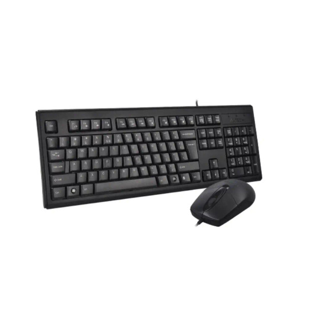A4TECH Silent Click Multimedia FN combo Keybord and Mouse| KRS-8372S