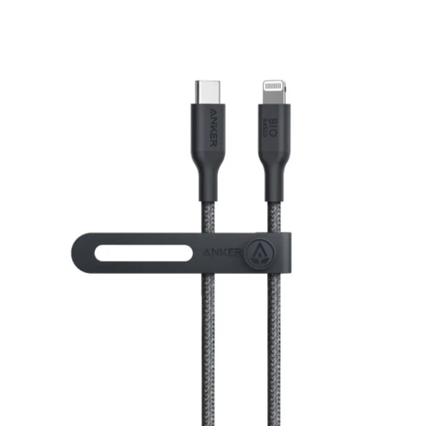 Anker 542 USB-C to Lightning Cable Bio-Nylon 3ft B2B - UN Black |A80B5H11-BK