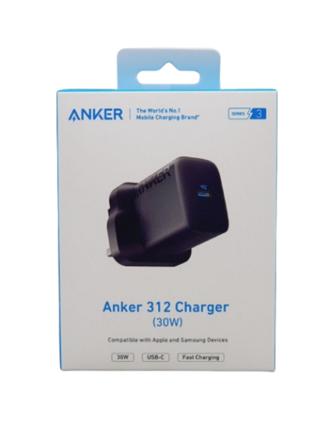 Anker 312 30W Charger, Black | A2640K11
