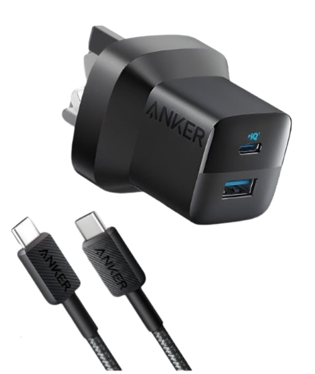 Anker 323 33W 3ft C-C Bundle Charger – Black | B2331K11