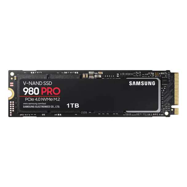 Samsung 980 PRO 1 TB PCIe 4.0 (bis zu 7.000 MB/s) NVMe M.2 (2280) Internes Solid State Drive (SSD)| MZ-V8P1T0BW