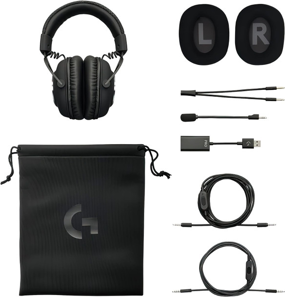 Logitech G PRO X Wired Gaming Headset - Black | 981-000818