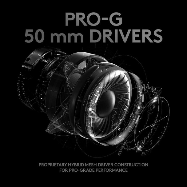 Logitech G PRO X Wired Gaming Headset - Black | 981-000818