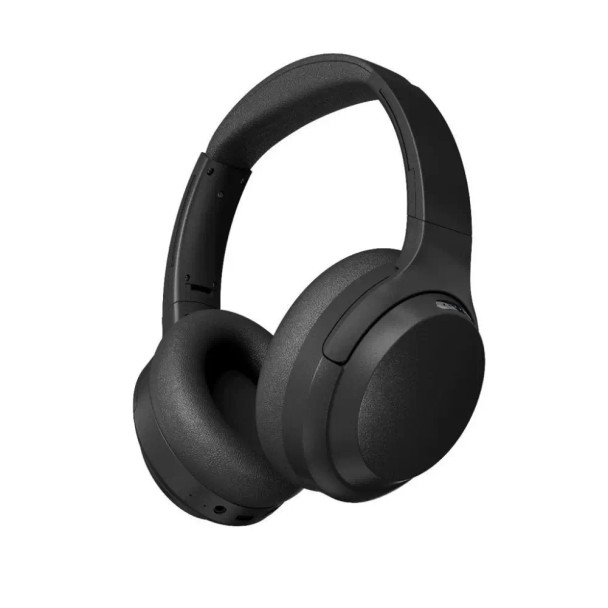 Porodo Soundtec By Porodo Eclipse Wireless Headphone High-Clarity Mic With ENC Environment Noise Cancellation,Black  | PD-STWLEP011-BK