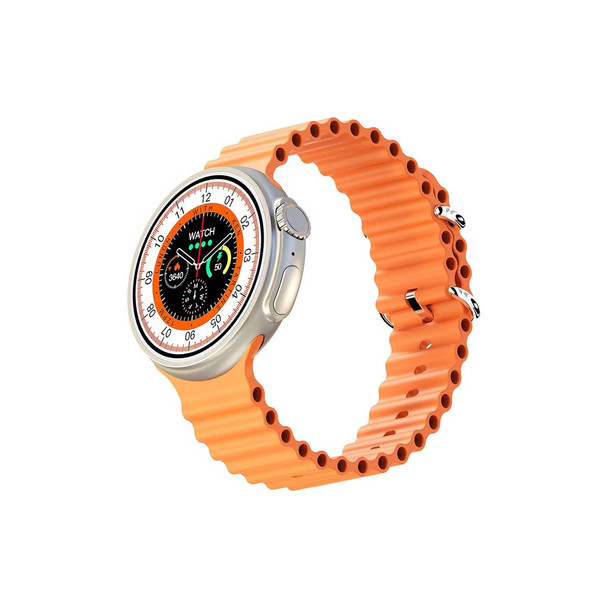Porodo Ultra Evo Smart Watch 1.51" Wide Touch Screen , Orange| PD-SWURTI-OG