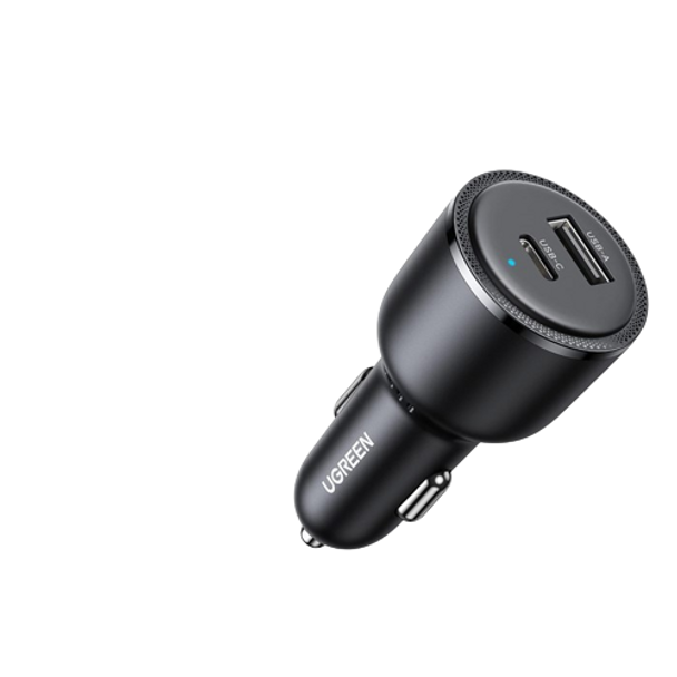 UGREEN Dual Port USB-C & USB-A Super Fast Car Charger | 90645