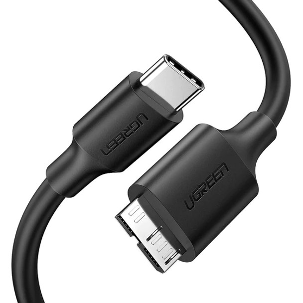 UGREEN Hard Disk Data Cable , Micro USB 3.0 To USB-C 3.1 3A Cable | 20103