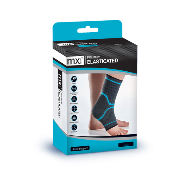 MX Premium Elasticated Ankle Support - Large | MX72231