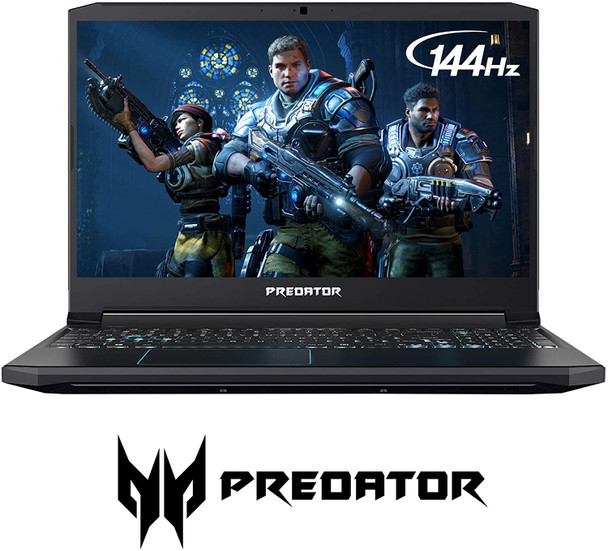 Acer Predator Helios 300 Gaming Laptop PC, 15.6" Full HD 144Hz 3ms IPS Display, Intel i7-9750H, GeForce GTX 1660 Ti 6GB, 16GB DDR4, 256GB NVMe SSD, Backlit Keyboard, PH315-52-78VL