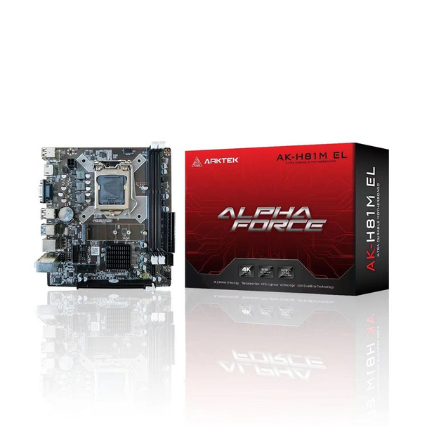 ARKTEK Alpha Force Motherboard | AK-H81M EL