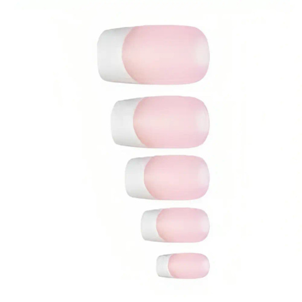 Luna French Nails, Pink & White | LU34111