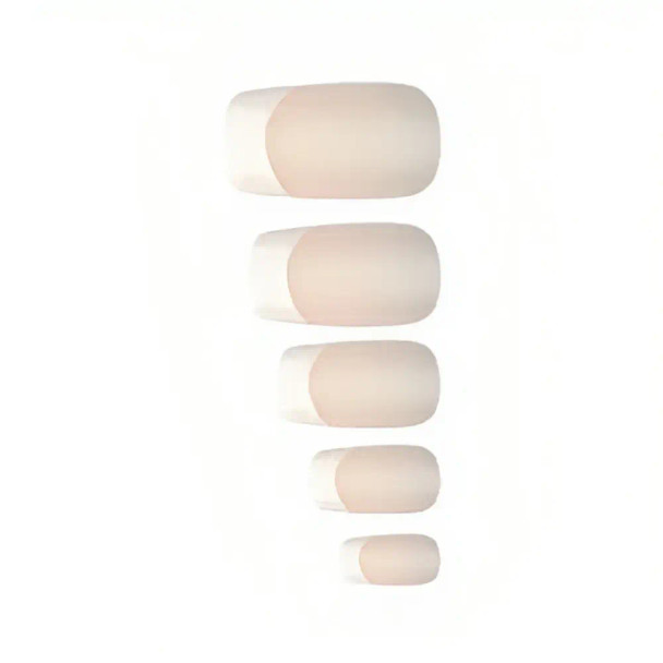 Luna French Nails, Pale Pink & White  | LU34131