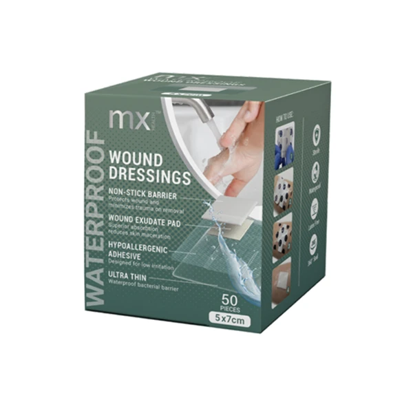 MX 50PCS Fabric Wound Dressing Film + PAD -  5x7CM | MX79292