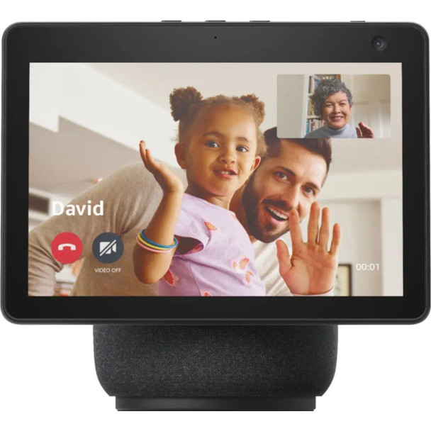 Amazon - Echo Show 10 (3rd Generation) 10-inch Smart Display with Alexa - Charcoal