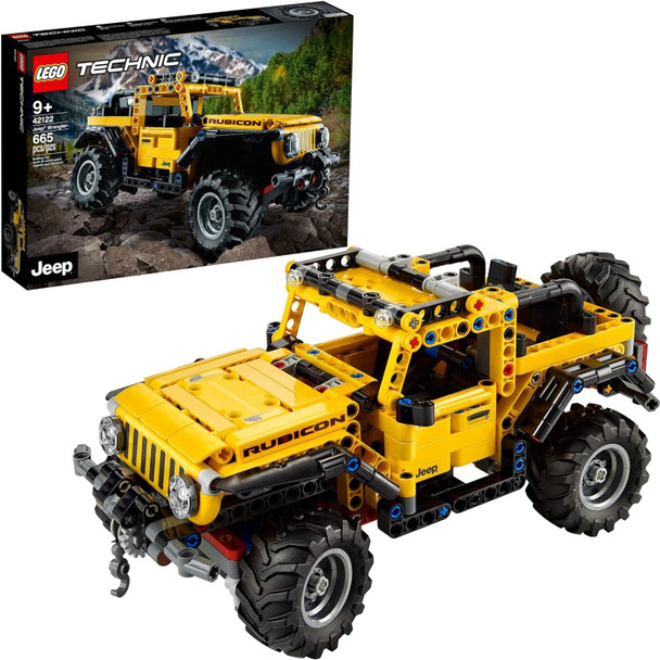 LEGO Technic Jeep Wrangler 4x4 Toy Car Model Building Kit | 42122