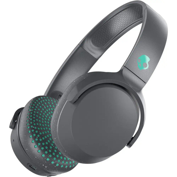 Skullcandy Riff Wireless On-Ear Headphones ,Grey/Miami | S5PXW-L672