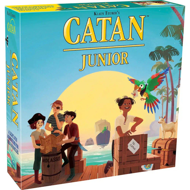 CATAN Junior Board Game ,Civilization Building Strategy Game , Adventure Game ,Fun Family Game for Kids and Adults | CN3025