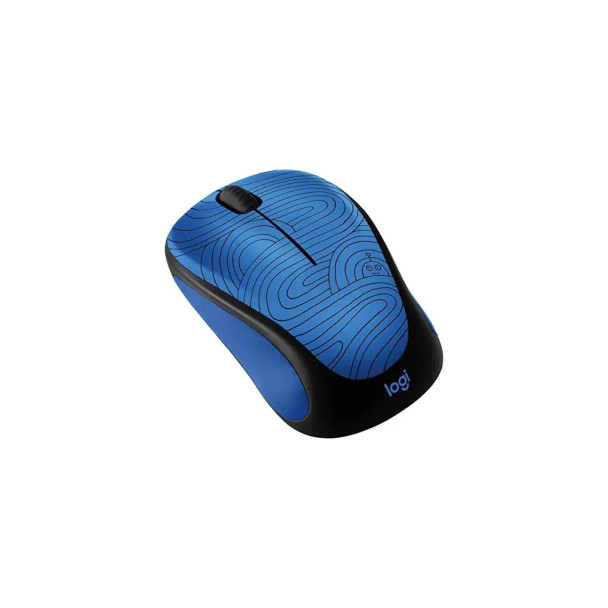 Logitech M317c Wireless Mouse - Blue Lines | M317C