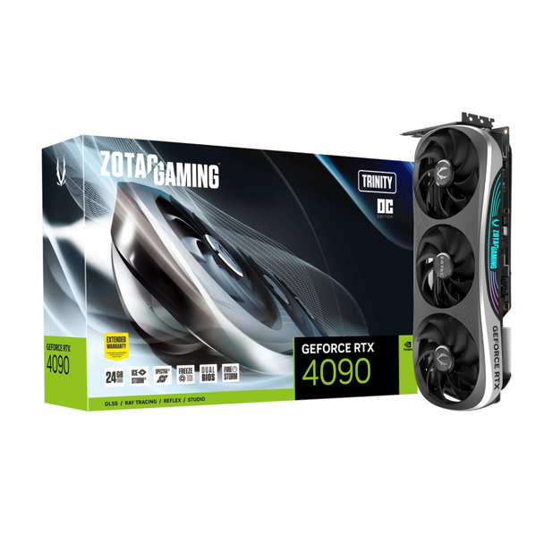 Zotac Gaming GeForce RTX 4090 Trinity NVIDIA 24 Go GDDR6X Graphic Card | D40900M-10S