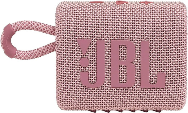 JBL Go 3 Portable Speaker, Pink | JBLGO3PINKAM