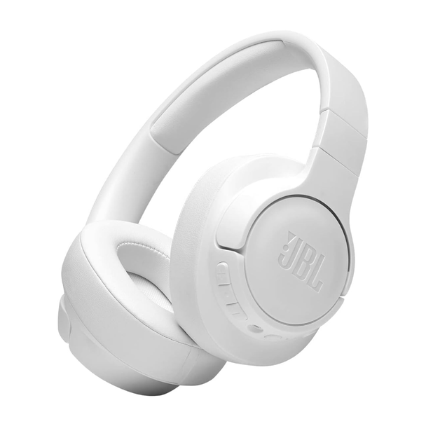 JBL Tune 760NC Lightweight Foldable Over-Ear Wireless Headphones - White | JBLT760NCWHTAM