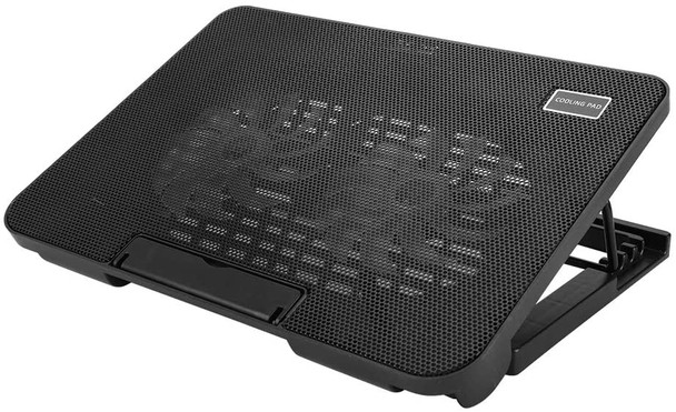 Cooling Pad Portable - N99 2 Fans Laptop Cooler Slim USB Powered External Fans with Bracket