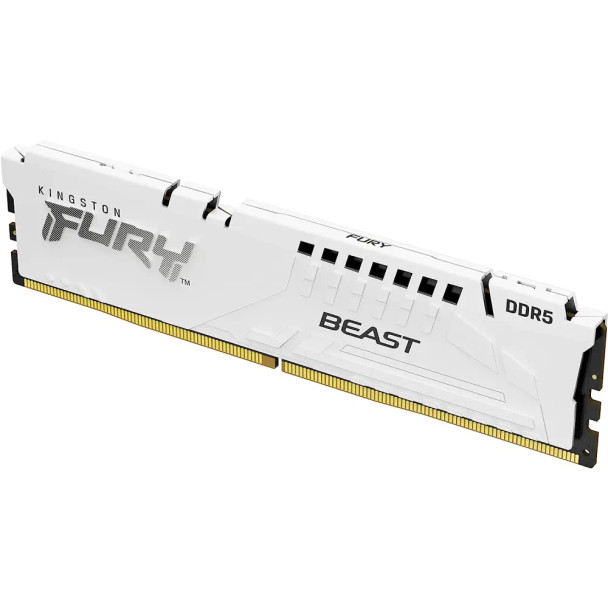 Kingston Ram 16GB 6000 DDR5 Fury Beast ,White | KF560C40BW-16