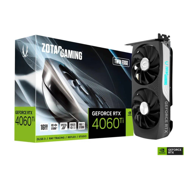 Zotac Gaming Geforce Rtx 4060 Ti Twin Edge 16g 128bit Gddr6 | D40620E-10M