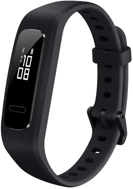 HUAWEI Band 3e Smart Fitness Activity Tracker, Dual Wrist & Footwear Mode, 5ATM Water Resistance for Swim, Professional Running Guidance, Black, One Size