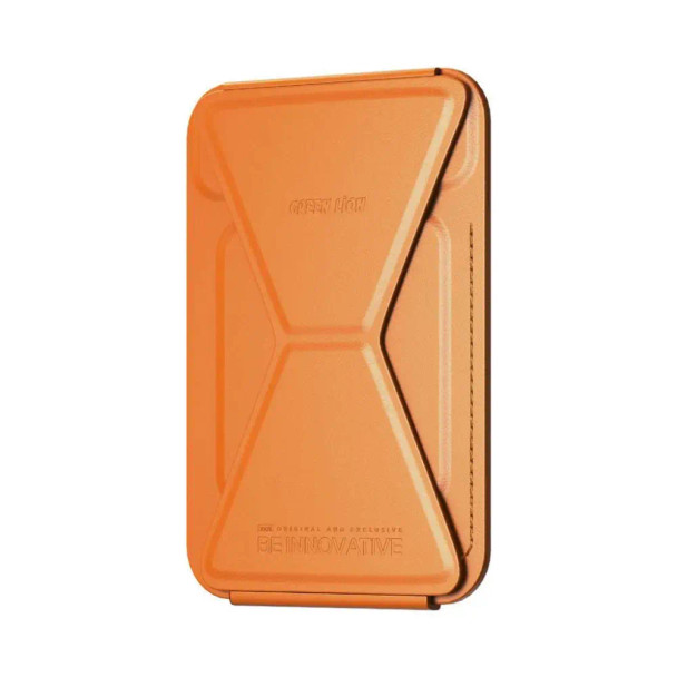 Green Lion Magnetic Wallet MagSafe Compatible - Orange | GNMAGWALTOG