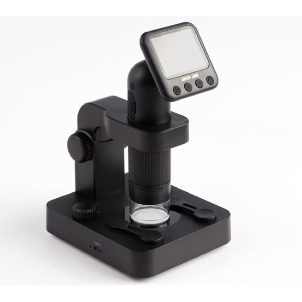 Green Lion Portable Digital Microscope 20X-100X Zoom | GNPDGMICSPBK