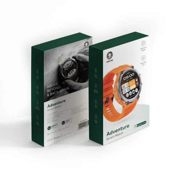 Green Lion Adventure Smart Watch - Orange | GNADSWOG