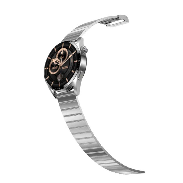 Green Lion G-Master Smart Watch - Silver ( Stainless Steel ) |GNGMSWSSSL