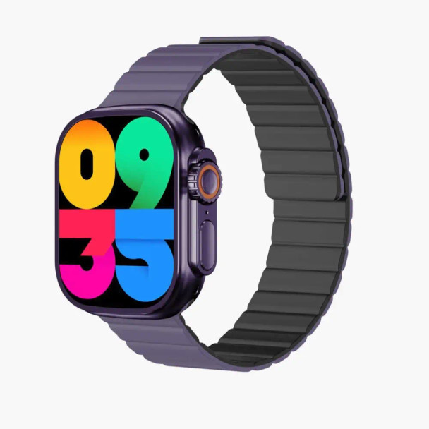 Green Lion Ultra SE Smart Watch - Purple / Purple + Black | GNULSESWPLBK